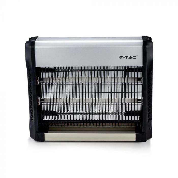 VTAC VT - 3220 2*10W ELECTRONIC INSECT KILLER (BS PLUG) COVERAGE - 80m2 - V - TAC - Falcon Electrical