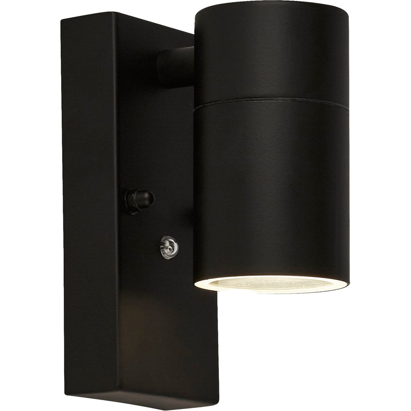 Searchlight 14601BK Rochester Outdoor Wall Light - Black Metal