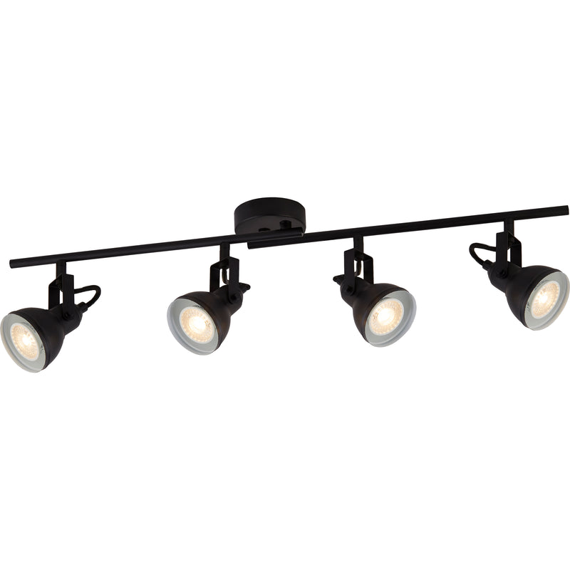 Searchlight 1544BK Focus  4Lt Split Bar Spotlight  - Black Metal