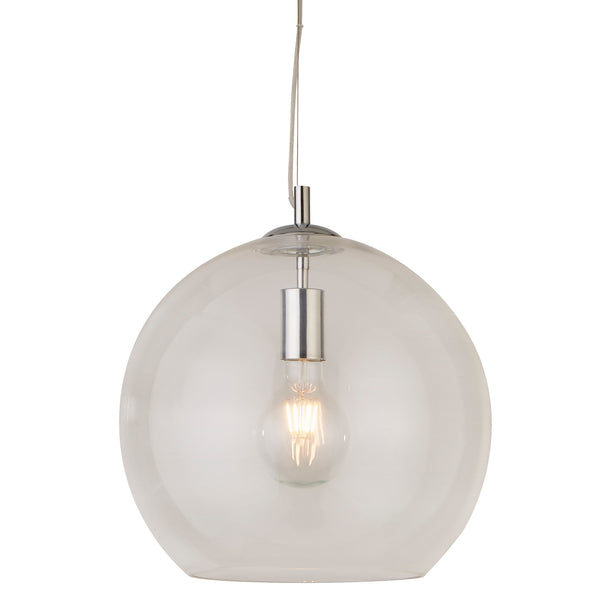 Searchlight 1635CL Balls Pendant - Chrome & Glass