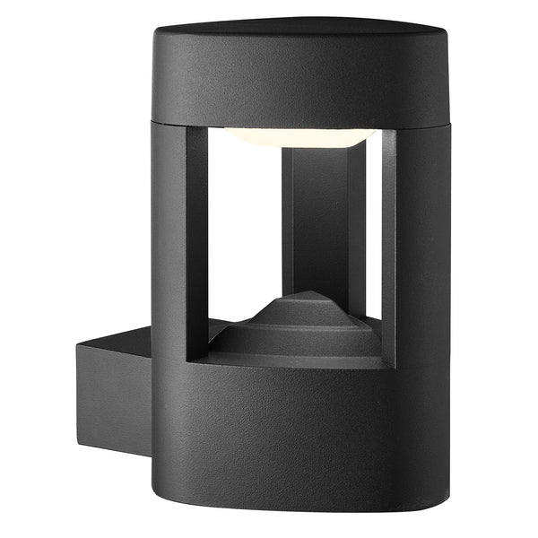 Searchlight 2005GY Michigan Outdoor Wall Light- Dark Grey Metal & Polycarbonate