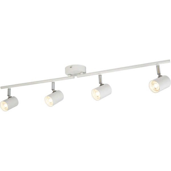 Searchlight 3174WH Rollo 4Lt Split Bar Spotlight  - White Metal