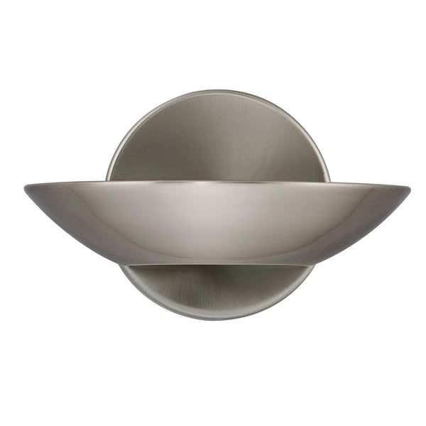 Searchlight 3209SS Sardina Uplight Wall Light - Satin Silver Metal