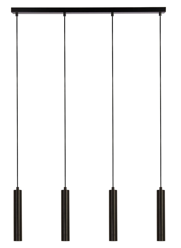 Searchlight 35720-4BK Dulwich 4Lt Bar Pendant - Black Metal