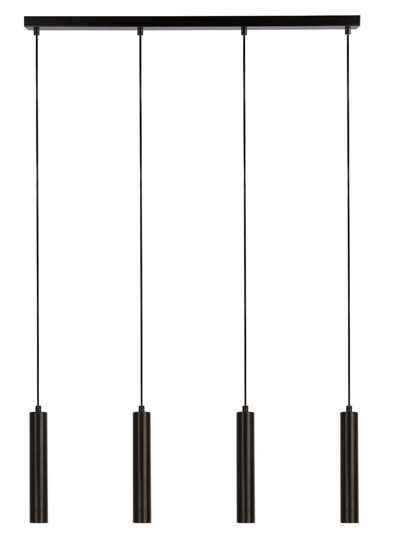 Searchlight 35720-4BK Dulwich 4Lt Bar Pendant - Black Metal