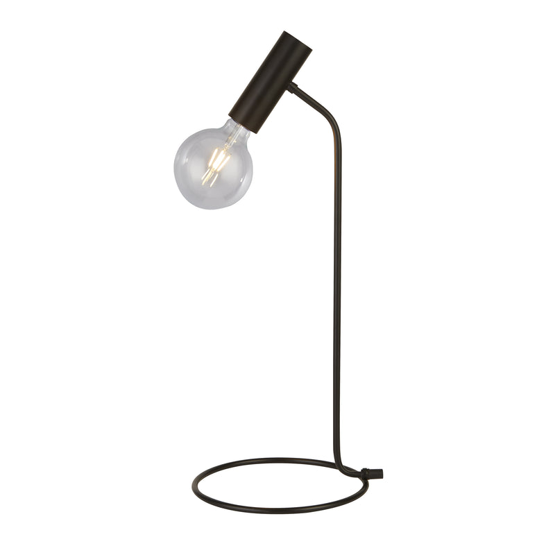 Searchlight 35721-1BK Dulwich Table Lamp - Black Metal