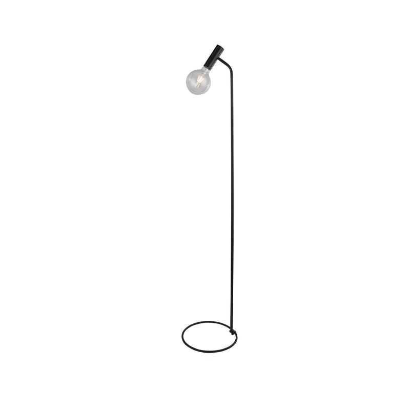 Searchlight 35722-1BK Dulwich Floor Lamp - Black Metal - Searchlight - Falcon Electrical UK