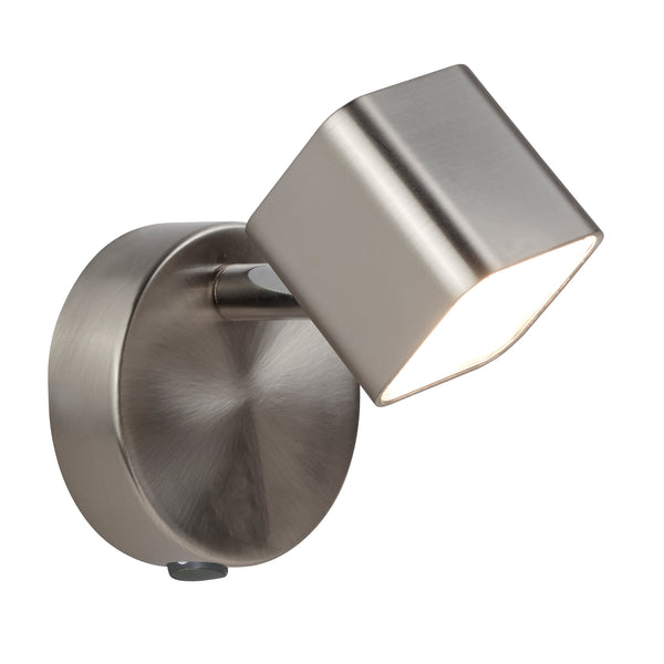 Searchlight 4231SS Quad Spotlight Wall Light - Satin Silver Metal