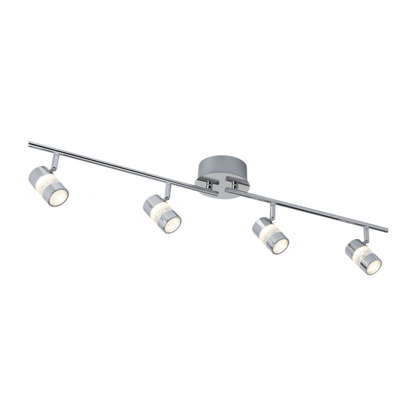 Searchlight 4414CC Bubbles 4Lt Split Bar Spotlight - Chrome & Bubble Acrylic