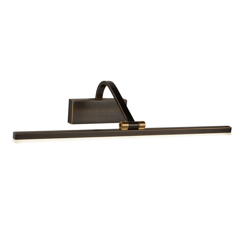 Searchlight 5551-51BG Bilbao  Picture Light - Black & Brushed Gold Metal