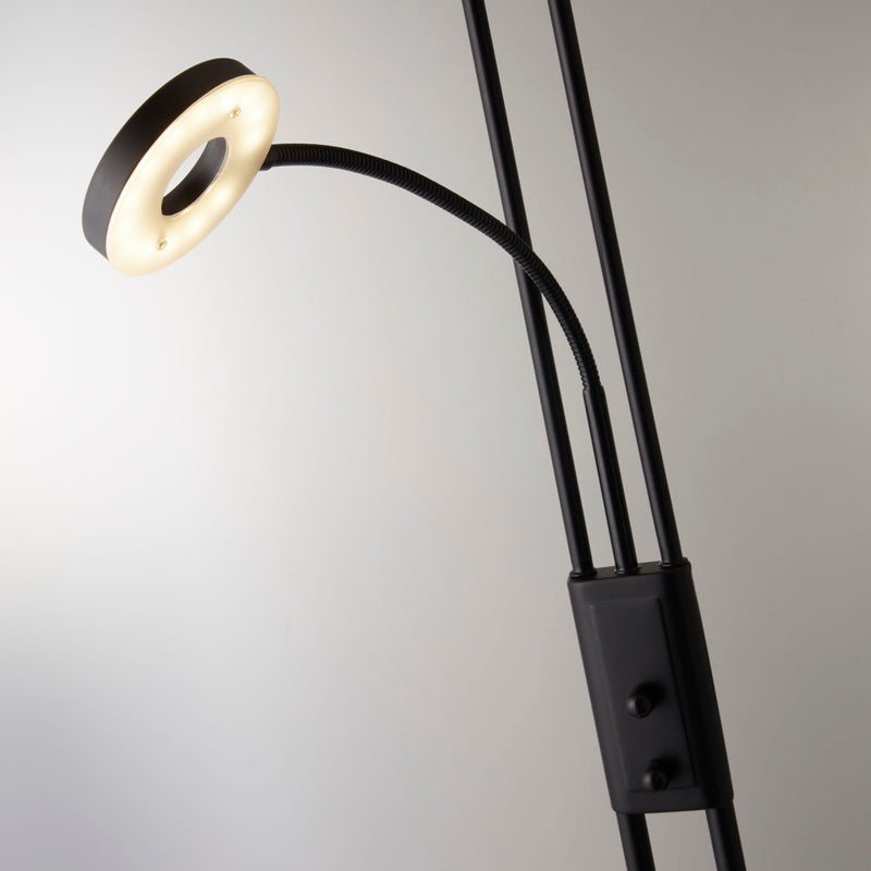 Searchlight 55601BK Mother & Child Floor Lamp - Matt Black Metal - Searchlight - Falcon Electrical UK