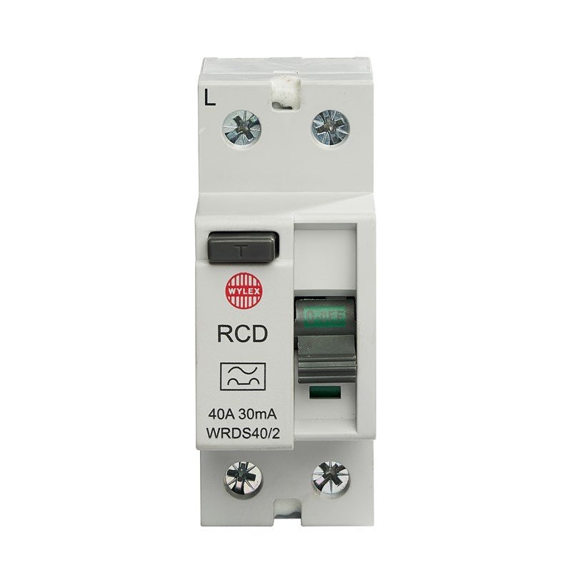 Wylex WRDS40-2 Double Pole Type A 40A 30mA RCD - Wylex - Falcon Electrical UK