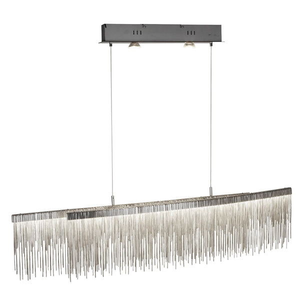 Searchlight 6061SS Memphis LED Bar  -   Satin Silver, Link Waterfall Dressing