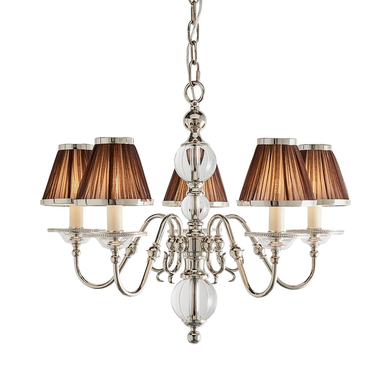 Endon 63716 Tilburg nickel 5lt Pendant - Endon - Falcon Electrical UK