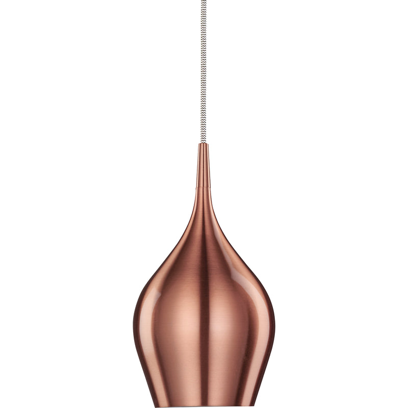 Searchlight 6461-12CU Vibrant Pendant  - Metallic Pink Metal