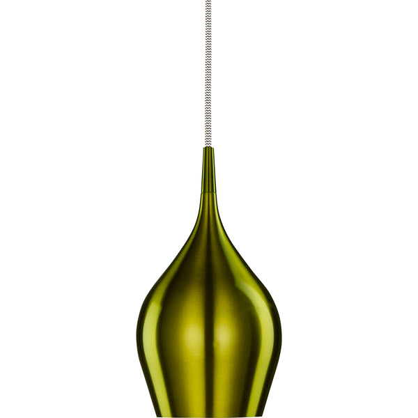 Searchlight 6461-12GR Vibrant Pendant  - Metallic Green Metal