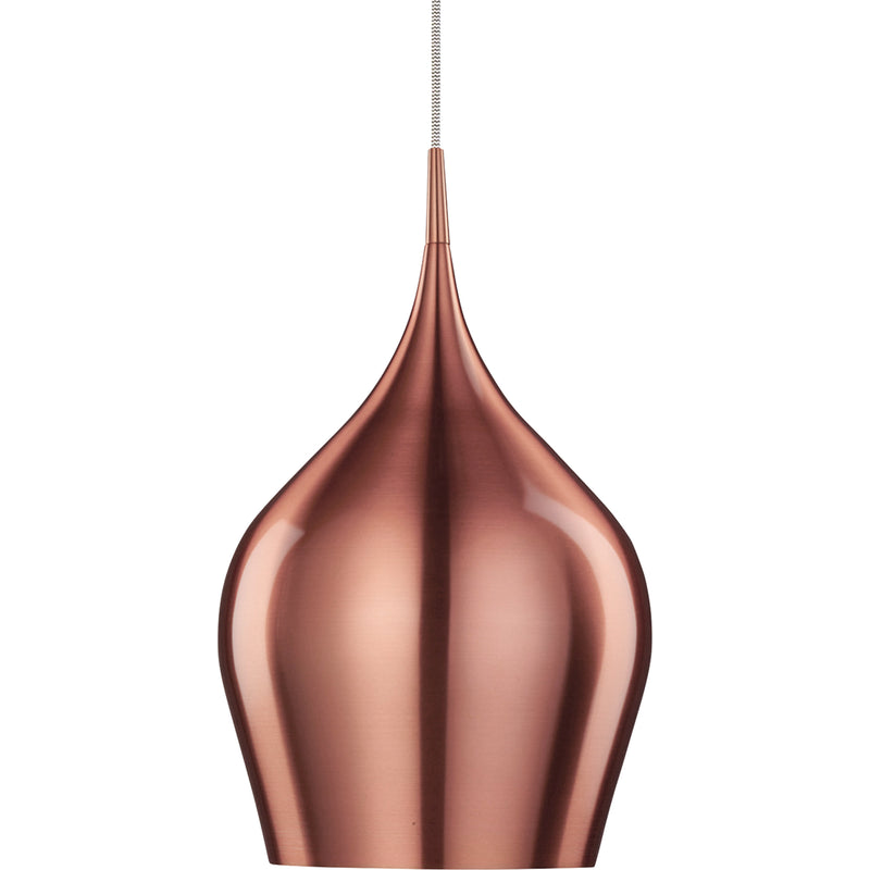 Searchlight 6461-26CU Vibrant Pendant  - Metallic Pink Metal