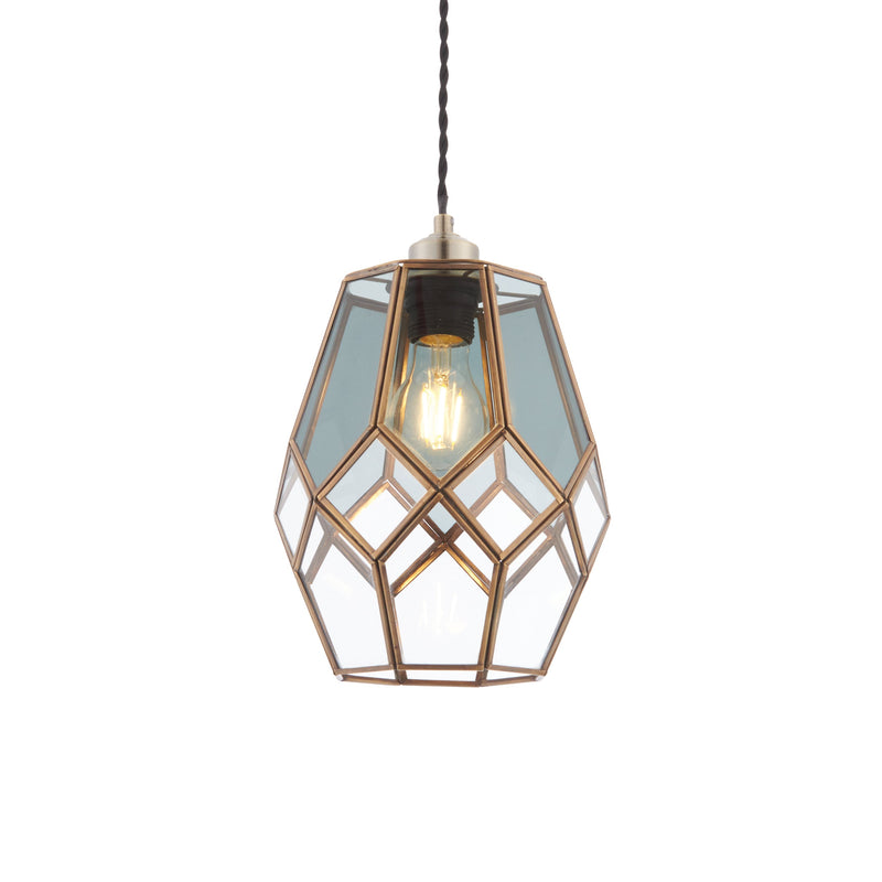 Endon 73296 Ripley 1lt Pendant easyfit - Endon - Falcon Electrical UK