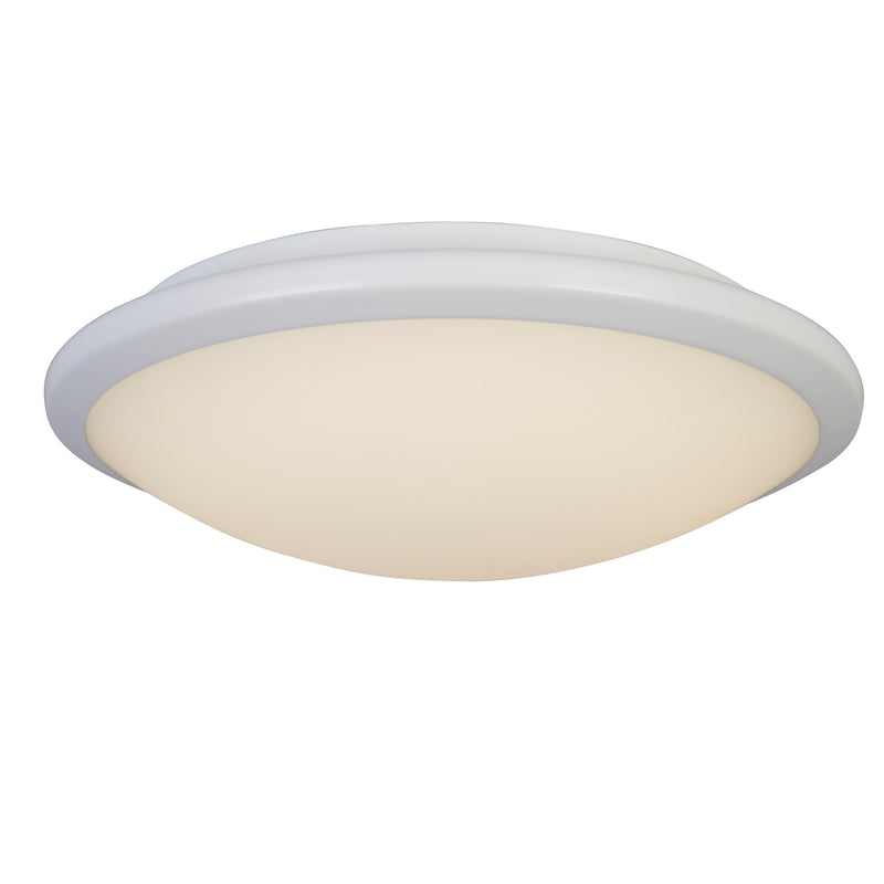 Searchlight 7938-30WH Knutsford Flush - White & Frosted Glass