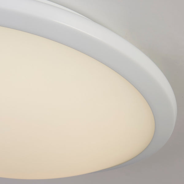 Searchlight 7938-30WH Knutsford Flush - White & Frosted Glass