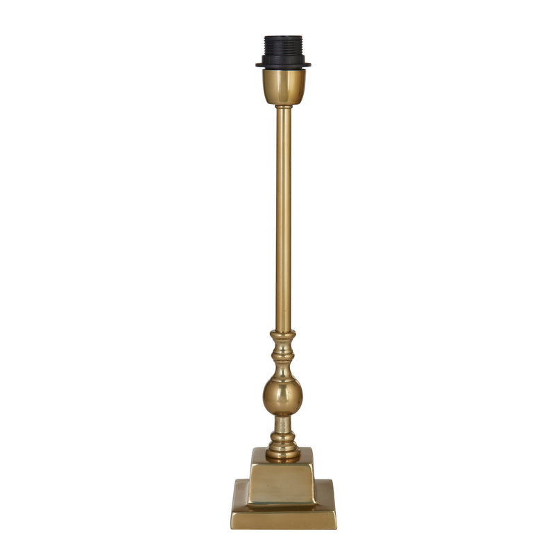 Searchlight 81214AB Base Only - Whitby Table Lamp - Antique Brass Metal