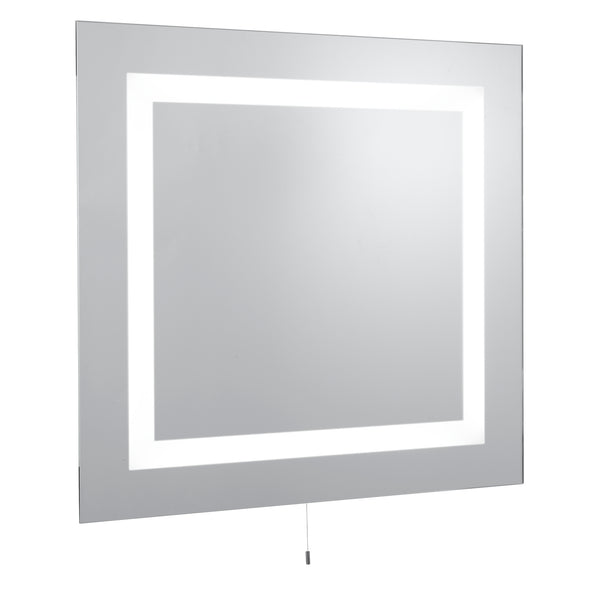 Searchlight 8510 Bathroom LED Rectangular Mirror  -  Mirrored Glass, IP44