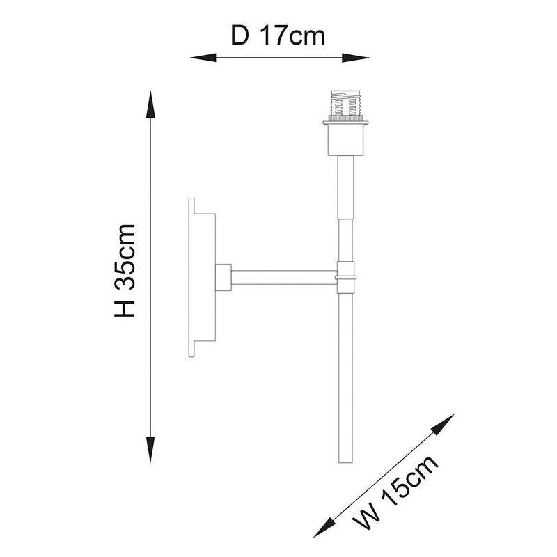 Endon 97872 Rennes 1lt Wall - Endon - Falcon Electrical UK