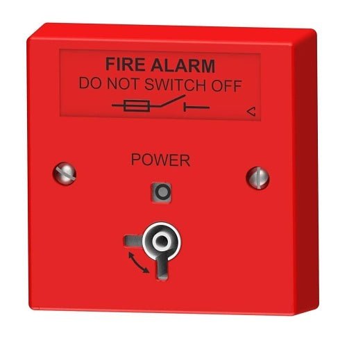 C - TEC BF326/RS Surface Mounted (Backbox Supplied) Fire Alarm Isolator Key Switch - ESP - Falcon Electrical