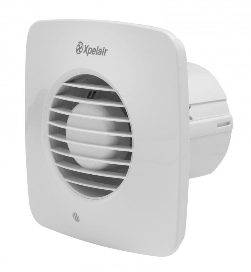 Xpelair DX100 - HTS 100mm Simply Silent Bathroom Extractor Fan (Humidistat and Timer Model) - Xpelair - Falcon Electrical UK