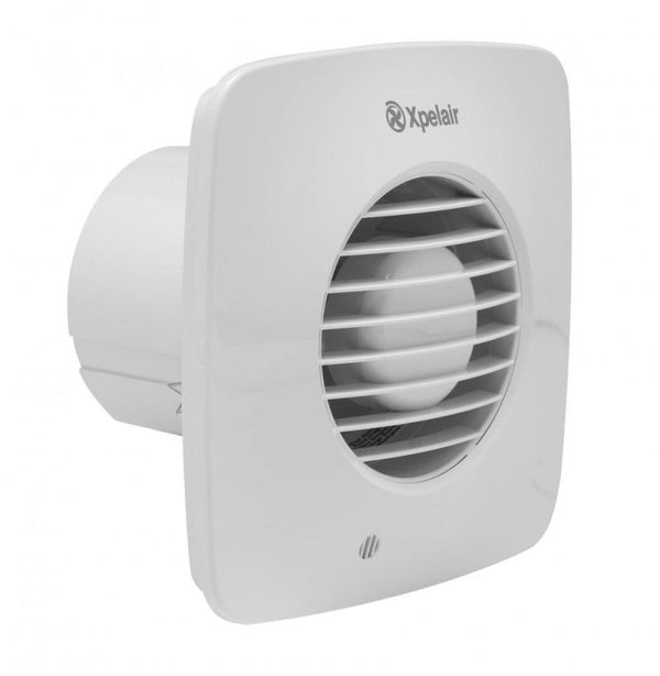 Xpelair DX100 - HTS 100mm Simply Silent Bathroom Extractor Fan (Humidistat and Timer Model) - Xpelair - Falcon Electrical UK