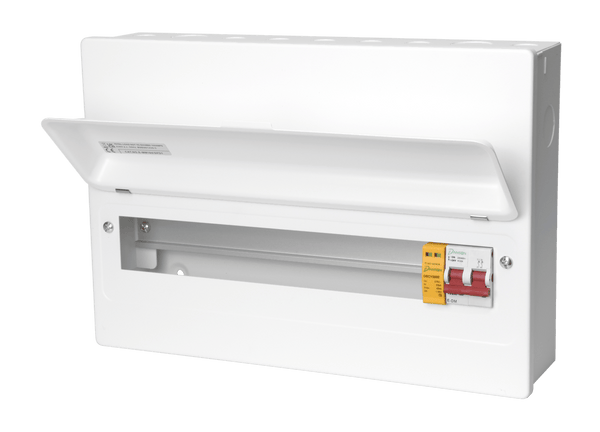 Danson E - MM184 - SPD1 18 Module (15 Usable Ways) Consumer Unit 100A Switch Disconnector & SPD - Danson - Falcon Electrical