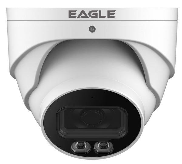 Eagle EAGLE4C - IP - TUR - FW 4MP Full - Colour Fixed Network Turret Camera - QVIS Security - Falcon Electrical