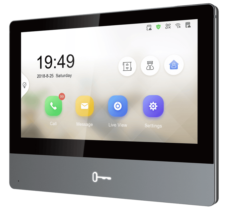 Hikvision DS-KH8350-WTE1 Video Intercom Indoor Station - Hikvision - Falcon Electrical UK