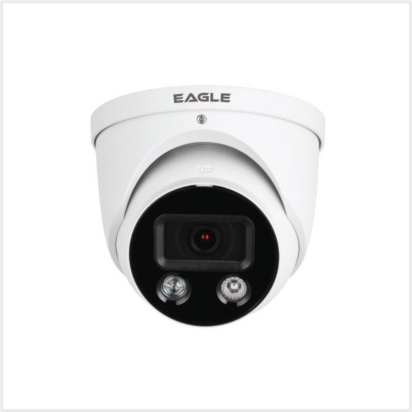 Eagle EAGLE8C - IP - AD2 - TUR - FW 4K Dual - Illumination Active Deterrent Turret - QVIS Security - Falcon Electrical