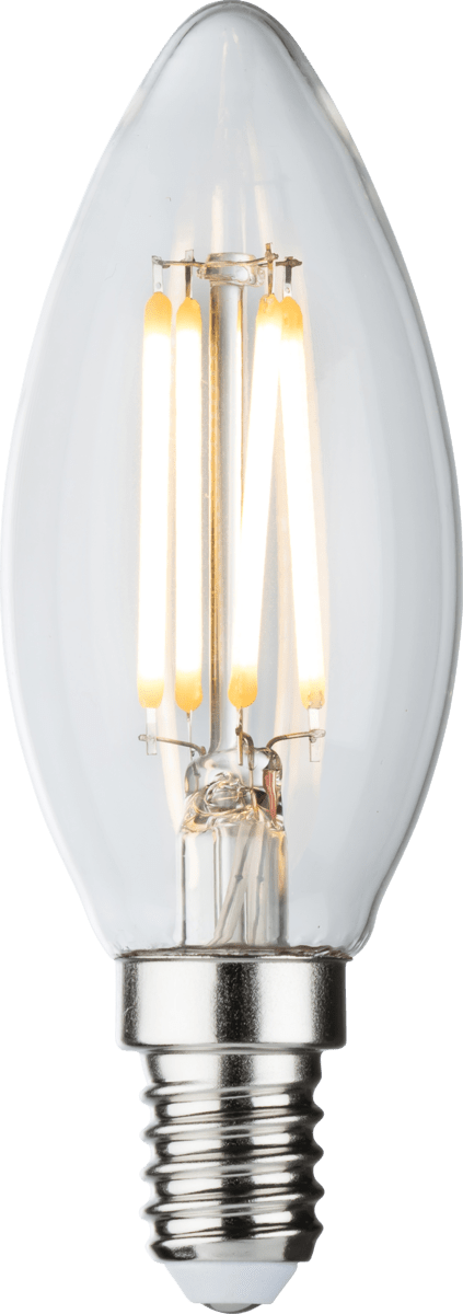 Knightsbridge MLA CLD4ASESC 230V 4W LED SES Clear Candle Filament Lamp 2700K Dimmable - Knightsbridge MLA - Falcon Electrical UK