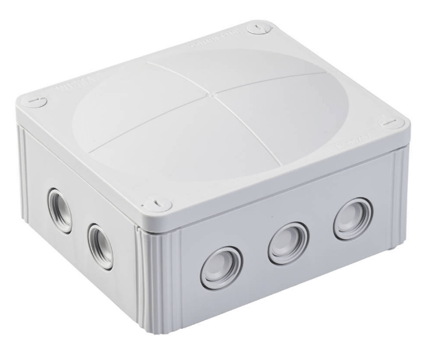 Wiska Combi 1210 10101459 Grey Junction Box - Wiska - Falcon Electrical UK