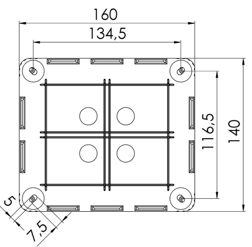 Wiska Combi 1210 10101459 Grey Junction Box - Wiska - Falcon Electrical UK