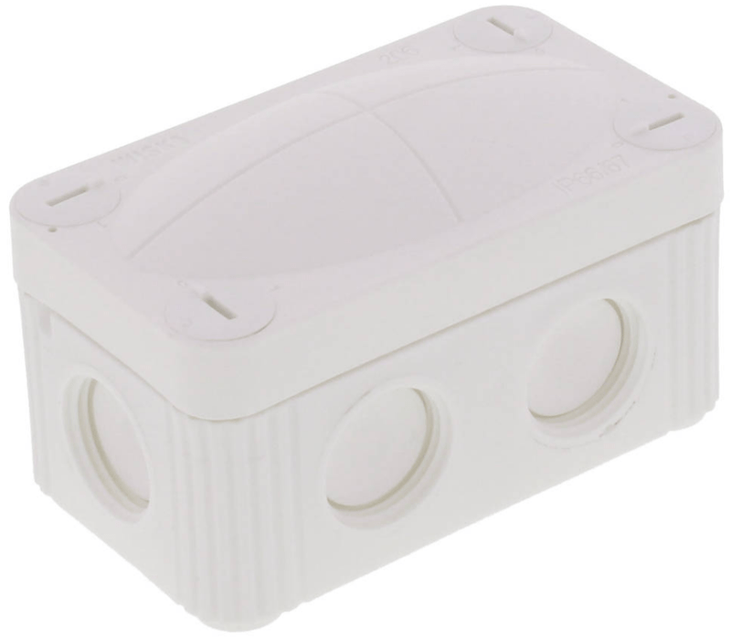 Wiska Combi 206 10109573 White Junction Box - Wiska - Falcon Electrical UK