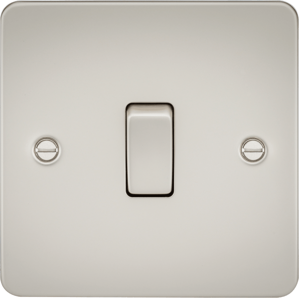 Knightsbridge MLA FP1200PL Flat Plate 10AX 1G Intermediate Switch - Pearl - Knightsbridge MLA - Falcon Electrical UK