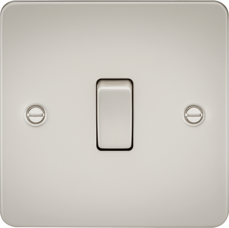 Knightsbridge MLA FP1200PL Flat Plate 10AX 1G Intermediate Switch - Pearl - Knightsbridge MLA - Falcon Electrical UK