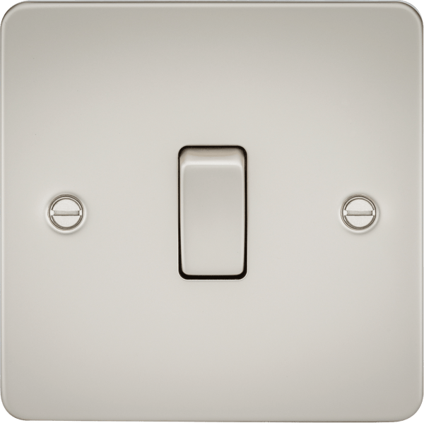 Knightsbridge MLA FP2000PL Flat Plate 10AX 1G 2 Way Switch - Pearl - Knightsbridge MLA - Falcon Electrical UK