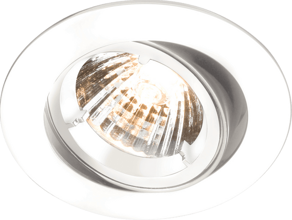 Knightsbridge MLA RD2W IP20 230V GU10 White Recessed Tilt Twist & Lock Downlight - Knightsbridge MLA - Falcon Electrical UK