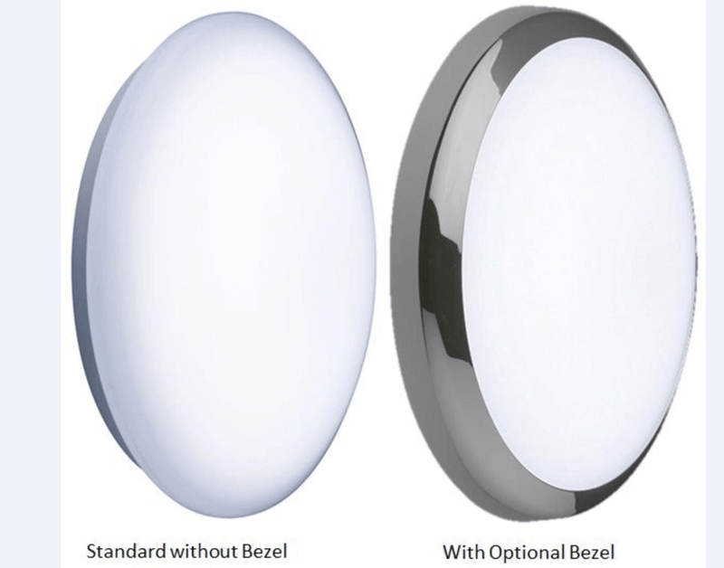 Knightsbridge MLA BF2440EM 230V IP44 24W BF LED Emergency Bulkhead 400mm 1600lm 6000K - Knightsbridge MLA - Falcon Electrical UK