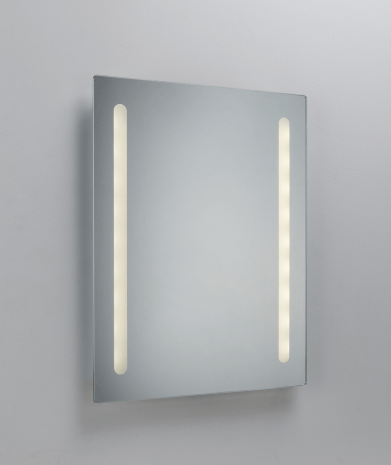 Knightsbridge MLA MLBA6045F Battery Operated IP44 LED Bathroom Mirror with Frosted Panels - Knightsbridge MLA - Falcon Electrical UK