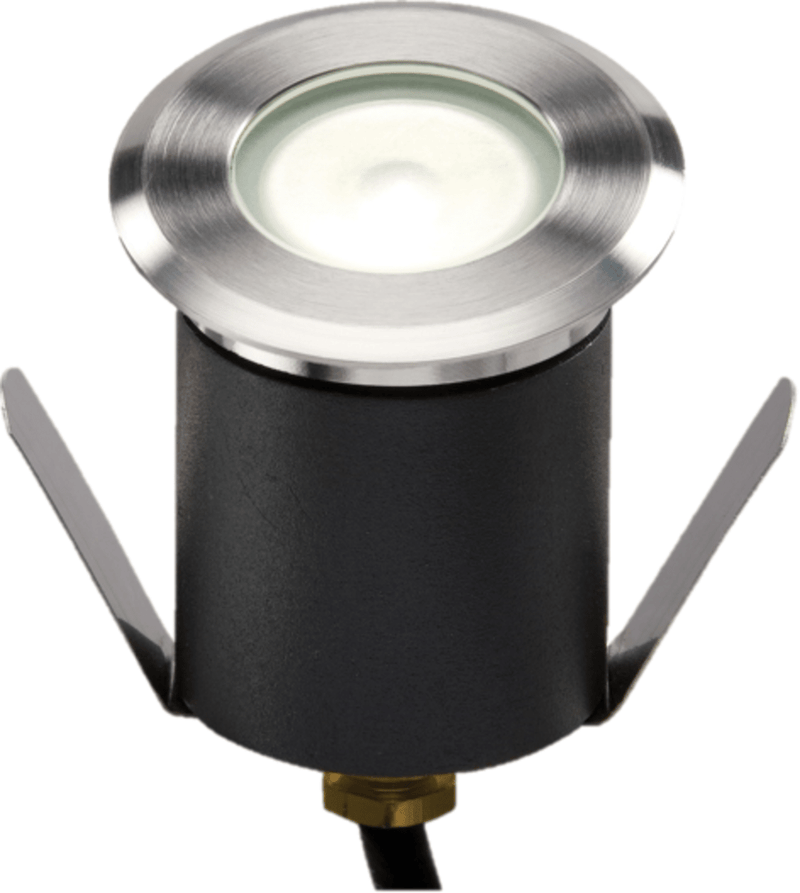 Knightsbridge MLA LEDM07W 230V IP65 1.5W 4000K High Output LED White Mini Ground Light comes with cable. Non-Dimmable - Knightsbridge MLA - Falcon Electrical UK