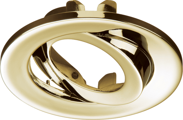 Knightsbridge MLA VFR8TBEZBR Brass Tilt Bezel for VFR8 LED IP20 Downlights - Knightsbridge MLA - Falcon Electrical UK