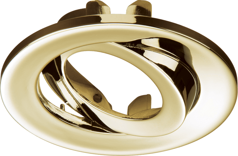 Knightsbridge MLA VFR8TBEZBR Brass Tilt Bezel for VFR8 LED IP20 Downlights - Knightsbridge MLA - Falcon Electrical UK