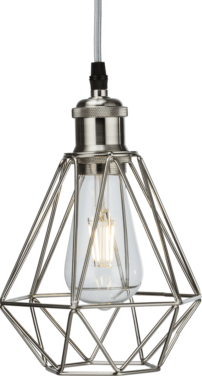 Knightsbridge MLA CAG1BC Pendant Cage - Brushed Chrome - Knightsbridge MLA - Falcon Electrical UK