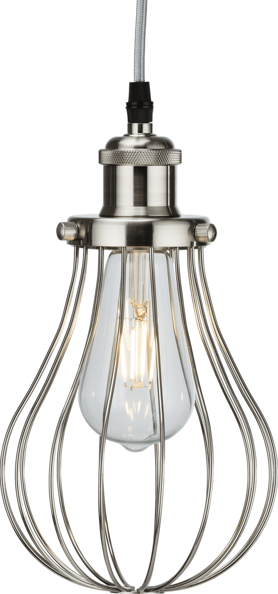 Knightsbridge MLA CAG3BC Pendant Cage - Brushed Chrome - Knightsbridge MLA - Falcon Electrical UK