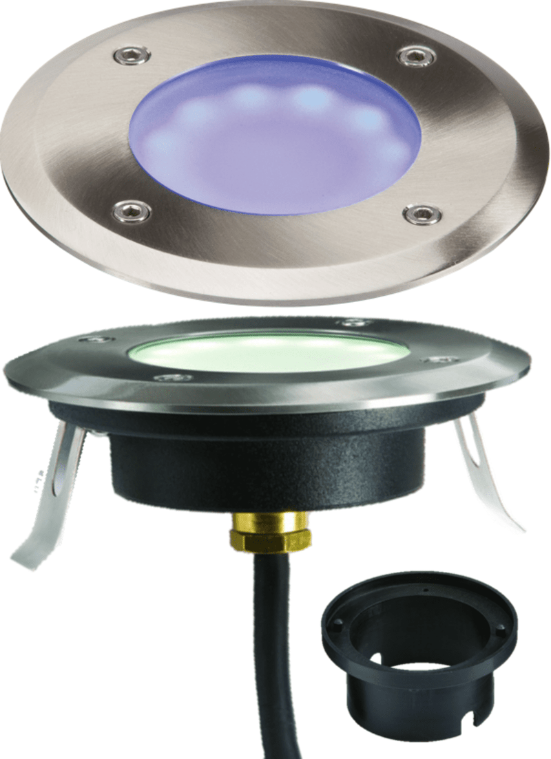 Knightsbridge MLA LEDM08B1 230V IP65 1.7W Blue LED Ground / Deck Light - Knightsbridge MLA - Falcon Electrical UK